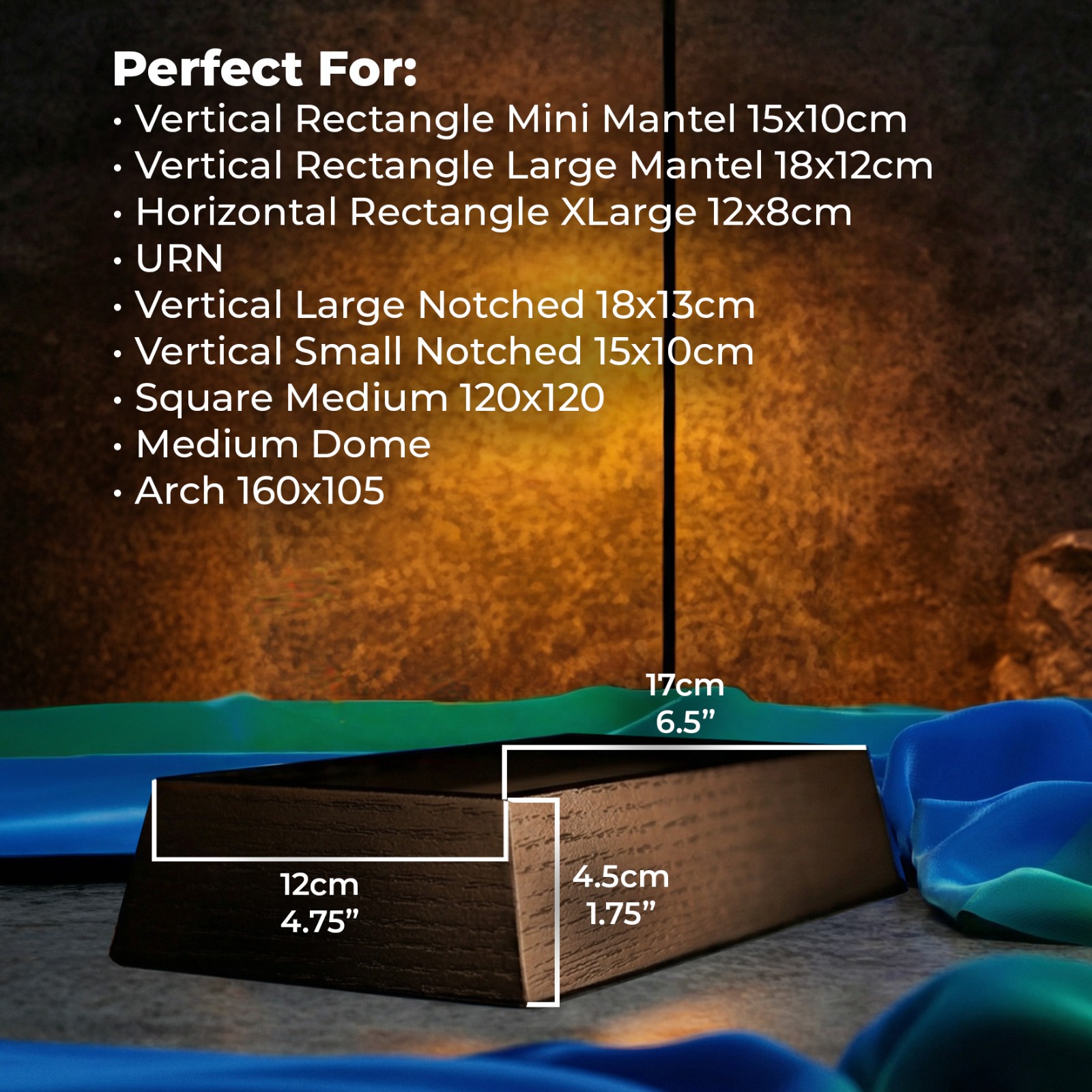 Small Wooden Base with USB Cable